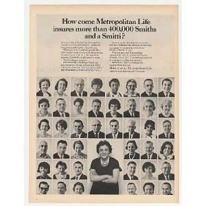  1965 Metropolitan Life Insures Smiths & Anna Smitti Print 
