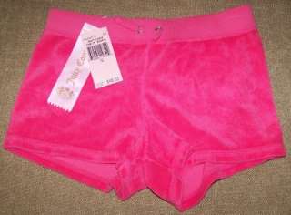 BRAND NEW JUICY COUTURE PINK MARTINIQUE PUBLIC SHORTS JUNIORS SIZE 10 