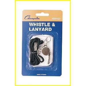  Champion Sports Metal Whistle And Lanyard (Set Of 12 