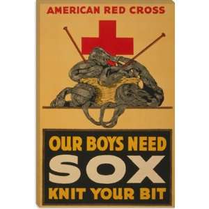  Our boys need sox   knit your bit American Red Cross 