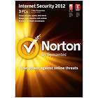 NEW Norton Internet Security 2012 1User/3PCs Win7/Vista/2000/XP Retail