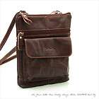 New Genuine Leather Brown CrossBag Messenger Shoulder Travel Bag 