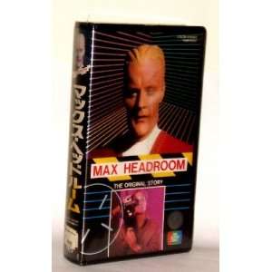  MAX HEADROOM The Original Story Japanese Import VHS OOP 
