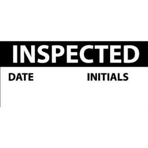  LABELS INSPECTED (BLACK/WHITE)