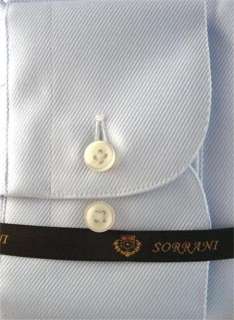 SORRANI ITALIAN DRESS SHIRT~WHITE~16.5 34/35~REGULAR CUFF~ORIGINAL BOX 