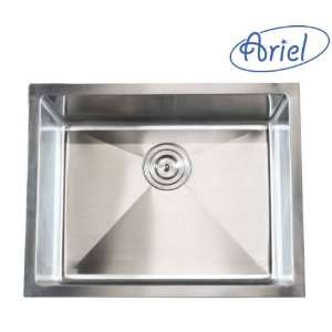   Steel Undermount Single Bowl Kitchen / Bar / Prep Sink 1 Radius Design