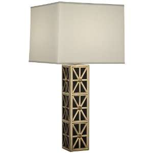 Mary McDonald Directoire Brass with White Shade Table Lamp