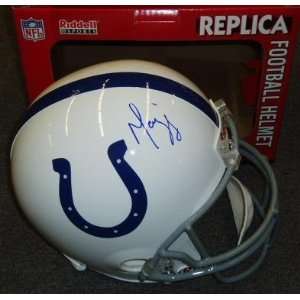  Marvin Harrison Autographed Helmet  Replica Sports 