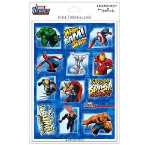  Marvel Super Hero Squad Foil Sticker Sheets Everything 