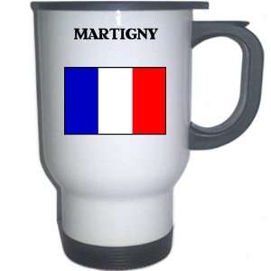  France   MARTIGNY White Stainless Steel Mug Everything 