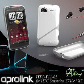 Unique*Limited*Aprolink HTC Sensation Z710e XE case   White Gray 