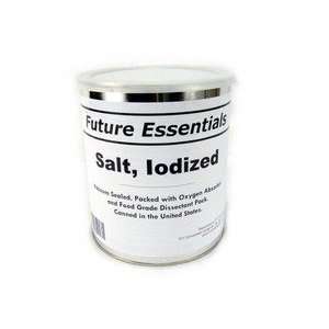 Can of Future Essentials Iodized Salt, #2.5 Can, 2lbs Net Weight