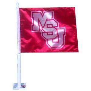    Mississippi State Bulldogs Maroon Car Flag