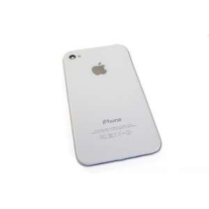  iPhone 4S Back Glass Cover Replacement   White   New Cell 