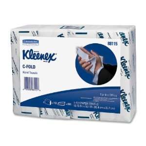  Kleenex C Fold Hand Towel,1 Ply   150 Sheets/Bundle   600 