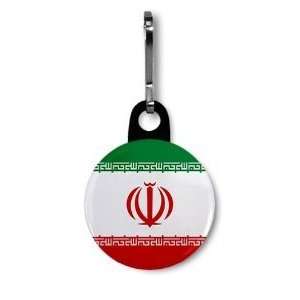  Creative Clam Flag Of Iran World Images 1 Inch Zipper Pull 