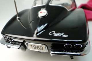 Rare Fuel InjectedTuxedo Black High Detail 1963 Corvette Sting Ray 