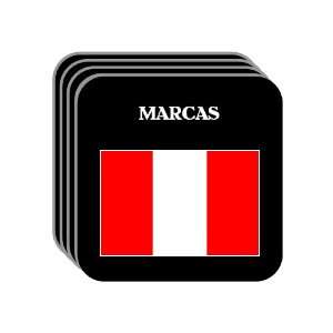  Peru   MARCAS Set of 4 Mini Mousepad Coasters 