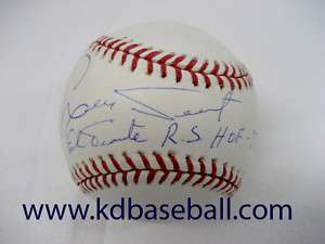 LUIS TIANT AUTOGRAPHED SIGNED INSC BASEBALL RED SOX  