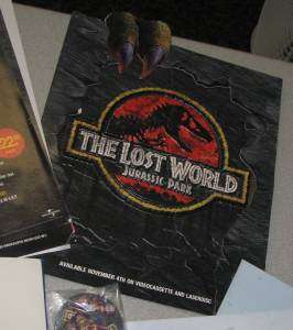 Jurassic Park The Lost World Store Display Cardboard Standee Brand New 