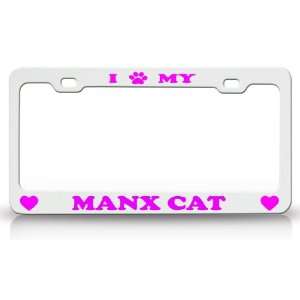  I PAW MY MANX Cat Pet Animal High Quality STEEL /METAL 