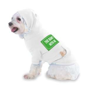  THE BANDS WITH ME Hooded (Hoody) T Shirt with pocket for your Dog 