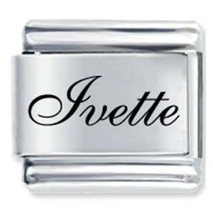   Edwardian Script Font Name Ivette H Italian Charms Pugster Jewelry