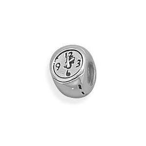  Wristband Watch Time Story Bead Slide on Charm Sterling 