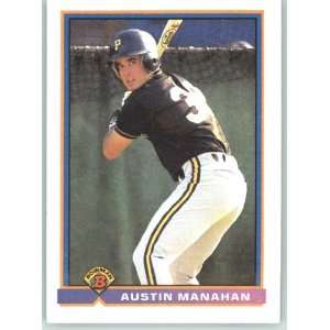  1991 Bowman #527 Austin Manahan   Pittsburgh Pirates 