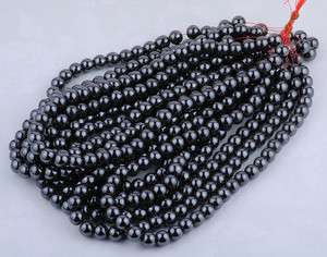 100pcs Natural Jet Hematite Gemstones Round Ball Spacer Beads Chioce 