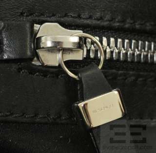 Jil Sander Black Leather Tote Bag  