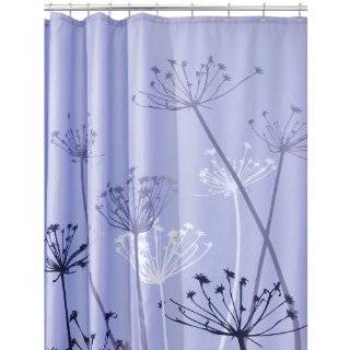   Thistle 72 Inch by 72 Inch Shower Curtain, Gray/Blue