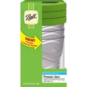  Ball 8 oz. Plastic Freezer Jars, Set of 3