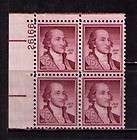 US 15 Cent Stamp JOHN JAY Scott 1046 Block 4 MNH  