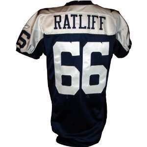  Jay Ratliff #66 Cowboys Game Issued Navy Jersey(Size 50 
