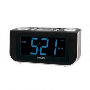  Jensen JCR 300 Interactive AM/FM Talking Dual Alarm clock 