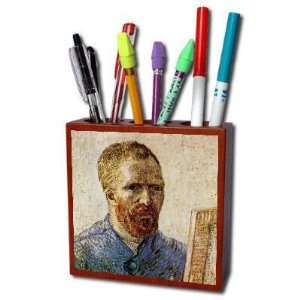  Self Portrait in Front of the Easel By Vincent Van Gogh 