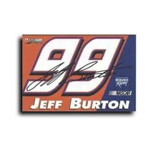 Jeff Burton   Nascar Car Flag