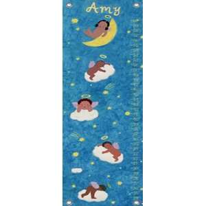  Angels   African American Personalized Growth Chart