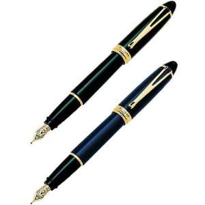  Aurora Ipsilon Deluxe Blue Fountain Pen 14Karat Gold Nib 