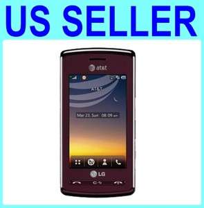 US UNLOCKED AT&T TMOBILE LG VU CU920 Red TOUCH TV GSM  