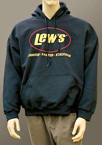 Lews Black XX Large Hooded Sweatshirt  