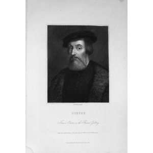  Charles Knight Ludgate 1837 Antique Portrait Cortez