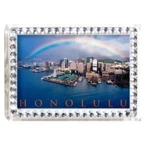  Hawaiian Rhinestone Magnet Honolulu Rainbow Everything 