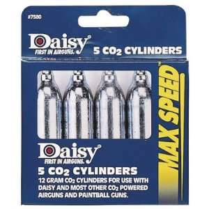  CO2 Jetts 12 Gram Cylinders 5 Per Pack