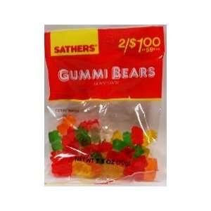  Sathers Gummi Bears 2.5oz Package