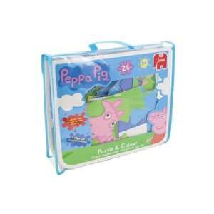  Peppa Pig 24 Piece Jigsaw Puzzle and Colour Toys & Games