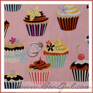   *Chocolate Pink Rainbow Tooth Cupcake Birthday Girl Butterfly  
