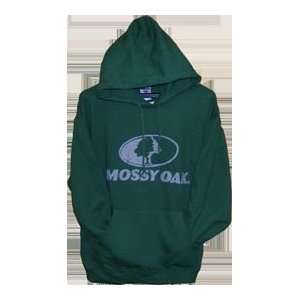  Mossy Oak Apparel Co Distressed Logo Hoodie F Grn Xl 