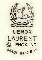 LENOX LAURENT DINNER PLATE  